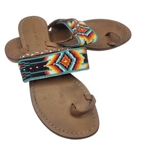 STAR Mela beaded Bohemian sandals 6.5